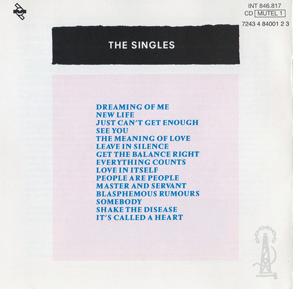 Depeche Mode : The Singles 81 → 85 (CD, Comp, RE)