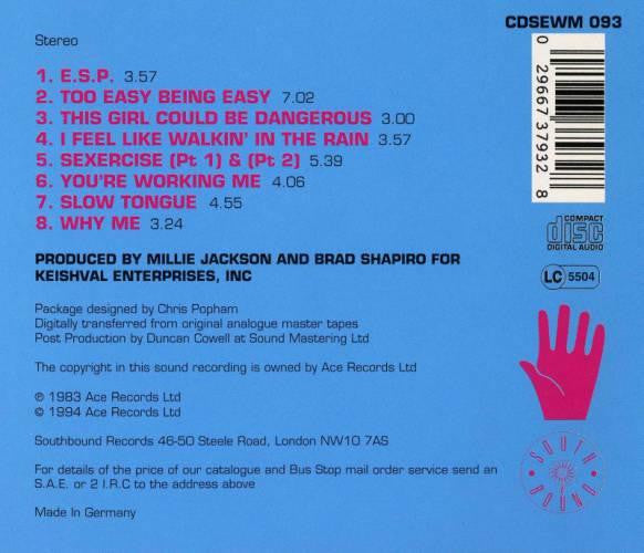 Millie Jackson : E.S.P. (Extra Sexual Persuasion) (CD, Album, RE, RM)