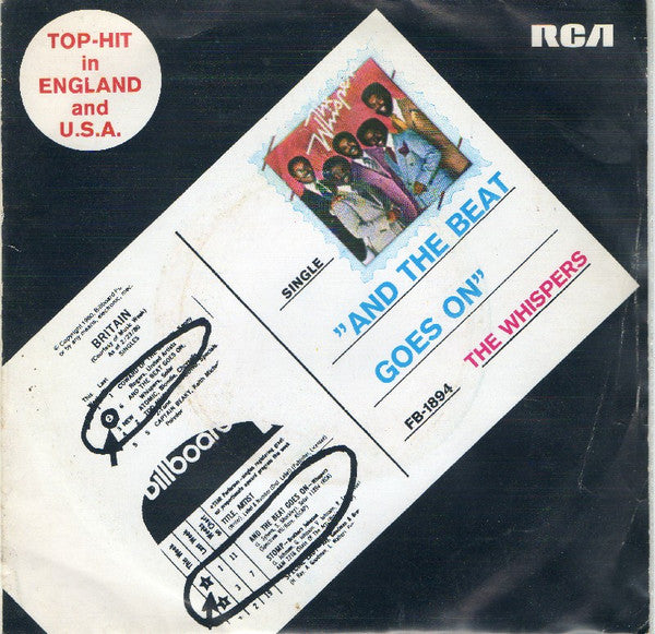 The Whispers : And The Beat Goes On / Can You Do The Boogie (7")