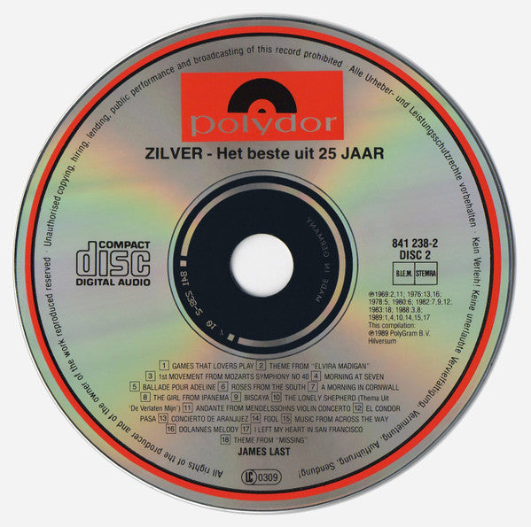 James Last : Zilver - Het Beste Uit 25 Jaar (2xCD, Comp)