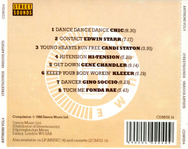 Various : Anthems Volume 6 (CD, Comp)