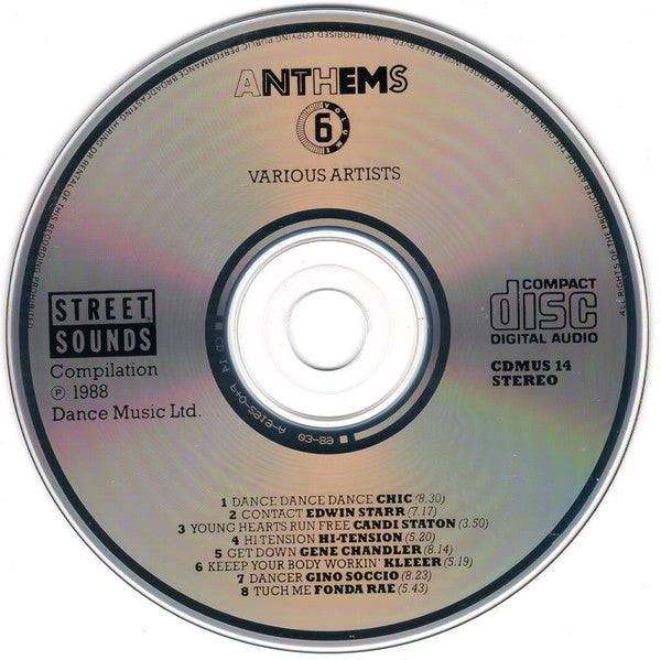 Various : Anthems Volume 6 (CD, Comp)