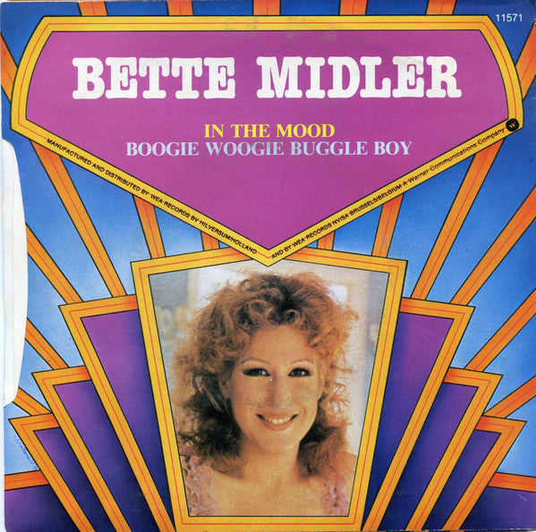 Bette Midler : In The Mood / Boogie Woogie Buggle Boy (7", Single)