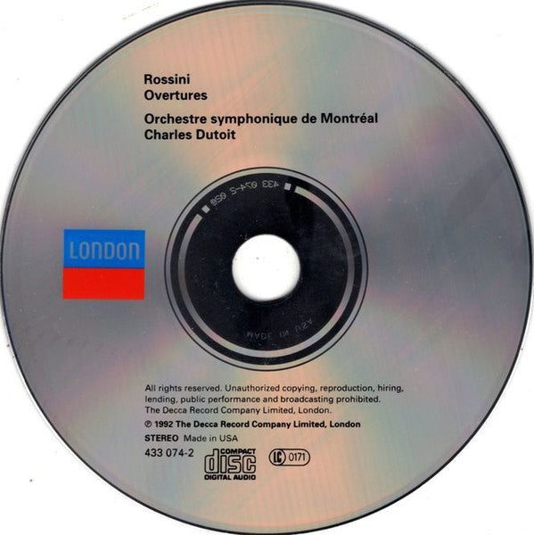 Gioacchino Rossini, Charles Dutoit · Orchestre Symphonique De Montréal : 8 Overtures (CD, Album)