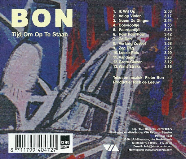 Bon (2) : Tijd Om Op Te Staan (CD, Album)
