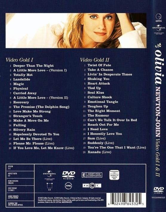 Olivia Newton-John : Video Gold I & II (2xDVD-V, Comp, PAL)