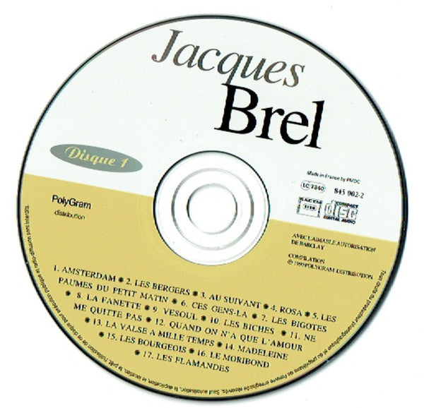 Jacques Brel : Jacques Brel (2xCD, Comp, RE)