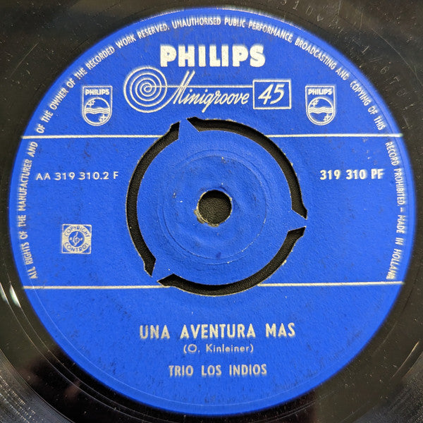 Trio Los Indios : Bayon de "Don Juan" / Una Aventura Mas (7", Single)