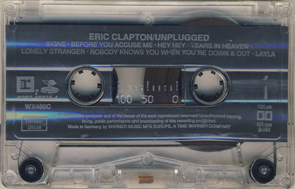 Eric Clapton : Unplugged (Cass, Album)