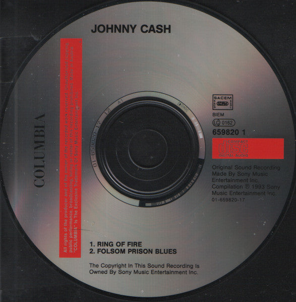 Johnny Cash : Ring Of Fire (CD, Single)