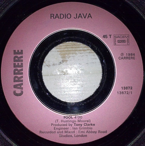 Radio Java : Fool (7", Single)
