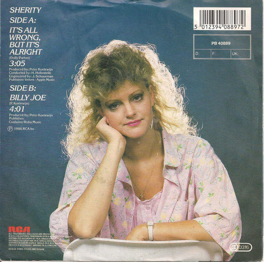 Sherity : It's All Wrong, But It's Alright (7", Single)