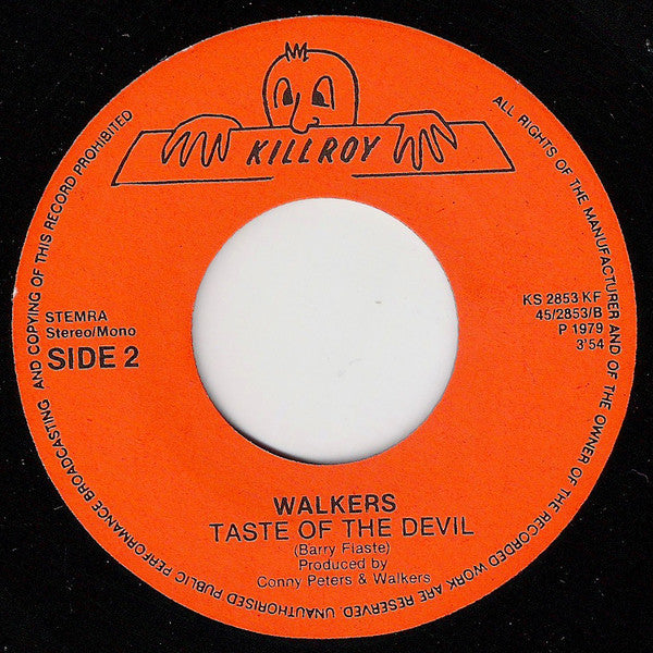 The Walkers (2) : Rumour At The Honky Tonk (7", Single)