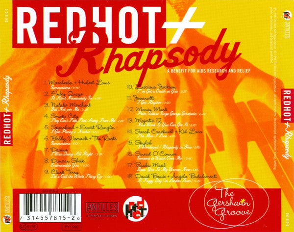 Various : Red Hot + Rhapsody (The Gershwin Groove) (CD, Album)