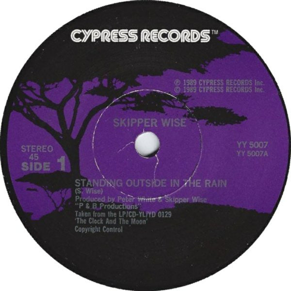 Skipper Wise : Standing Outside In The Rain (7", Single)
