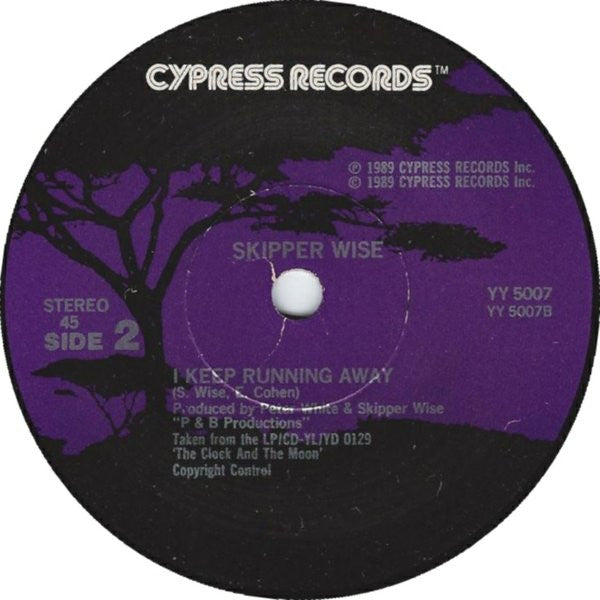 Skipper Wise : Standing Outside In The Rain (7", Single)