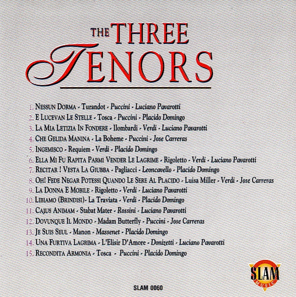 The Three Tenors : Highlights From The Great Operas (CD, Comp)