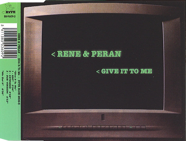 DJ Rene & Peran : Give It To Me (CD, Maxi)