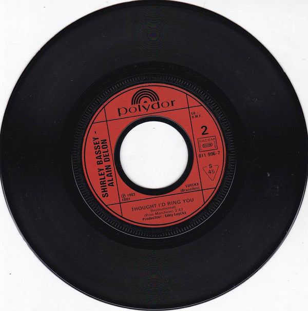 Alain Delon & Shirley Bassey : Thought I'd Ring You (7", Single)