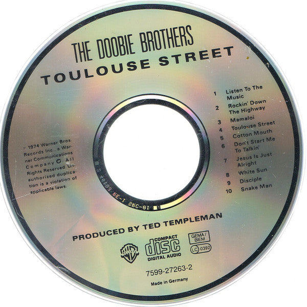 The Doobie Brothers : Toulouse Street (CD, Album, RE, RM)