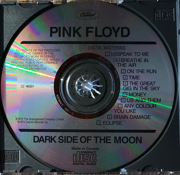 Pink Floyd : The Dark Side Of The Moon (CD, Album, RE, RM)