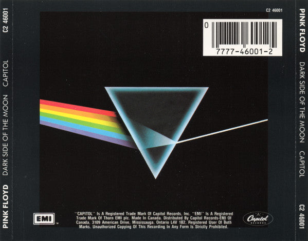 Pink Floyd : The Dark Side Of The Moon (CD, Album, RE, RM)