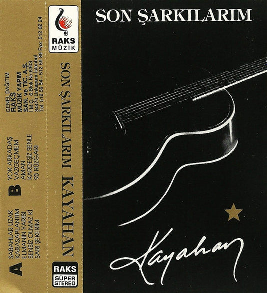 Kayahan : Son Şarkılarım (Cass, Album)