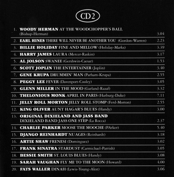 Various : The A-Z Encyclopedia Of Jazz (2xCD, Comp)