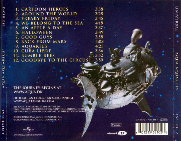 Aqua : Aquarius (HDCD, Album, Enh)
