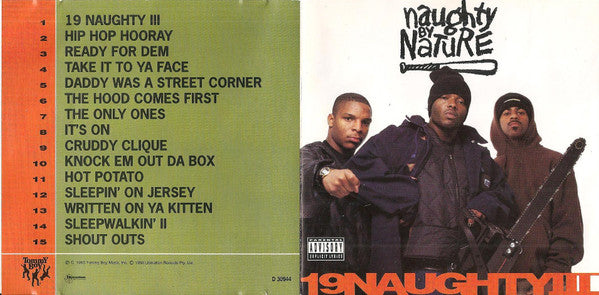 Naughty By Nature : 19 Naughty III (CD, Album)