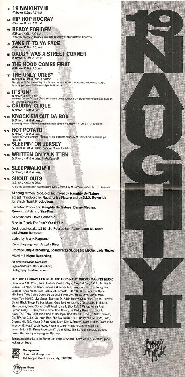 Naughty By Nature : 19 Naughty III (CD, Album)