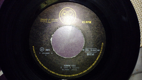 Elton John : Goodbye Yellow Brick Road (7", Single)