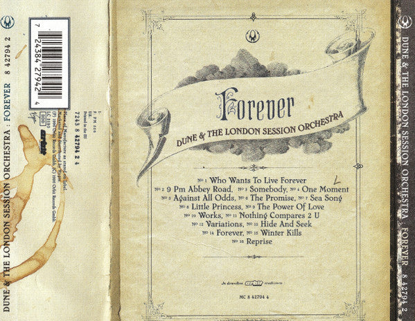 Dune (3) & The London Session Orchestra : Forever (CD, Album)