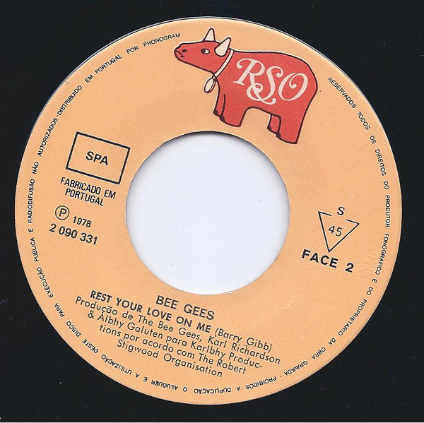 Bee Gees : Too Much Heaven / Rest Your Love On Me (7", Single)