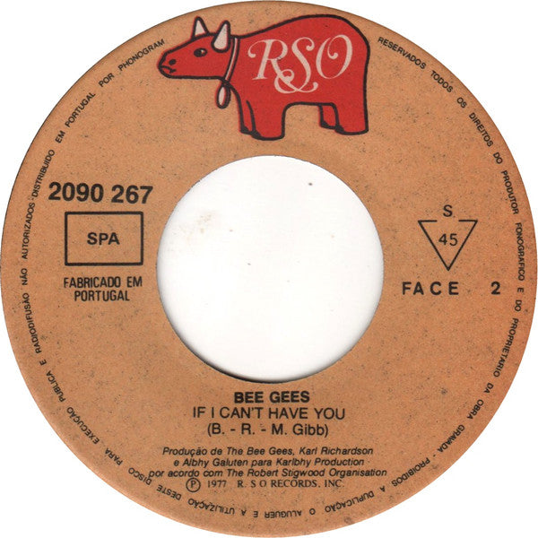 Bee Gees : Stayin' Alive (7", Single)