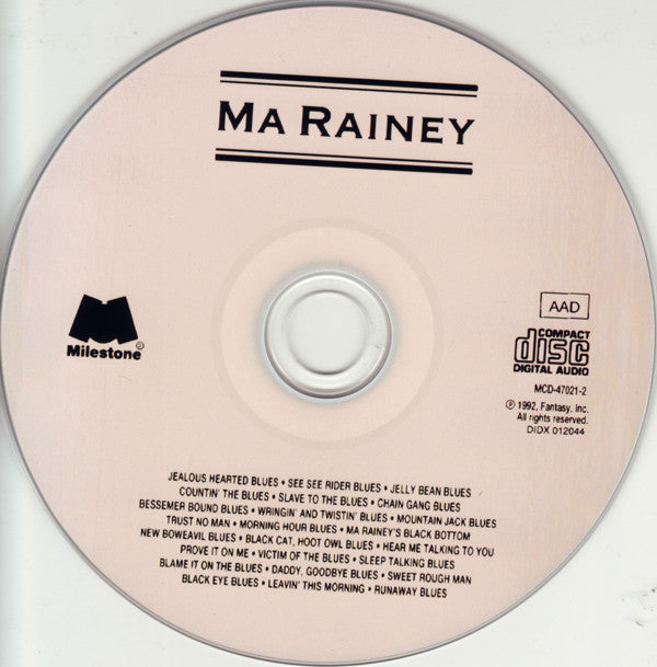 Ma Rainey : Ma Rainey (CD, Comp, RE)
