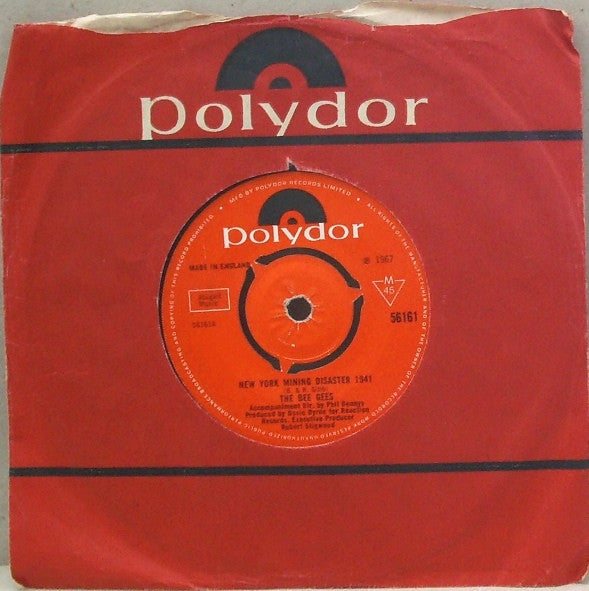 Bee Gees : New York Mining Disaster 1941 (7", Single, Mono)