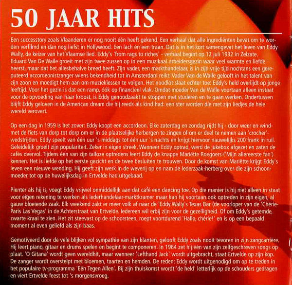 Eddy Wally : 50 Jaar Hits (CD, Comp)