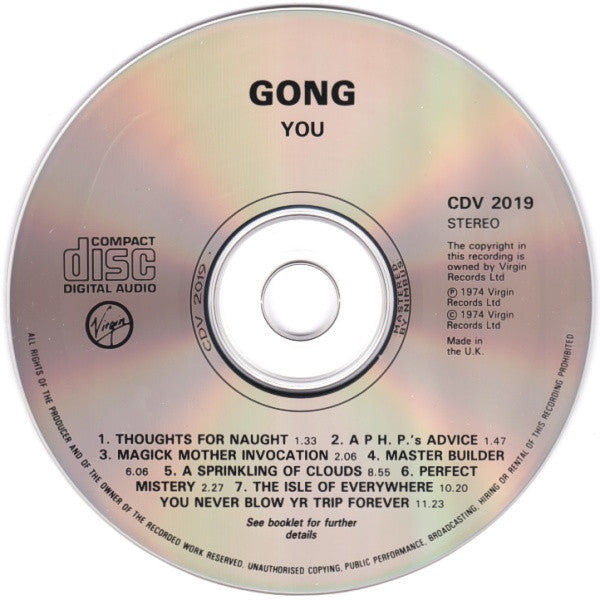 Gong : You (CD, Album, RE)