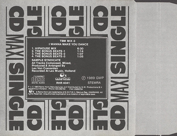 Sample Syndicate : TBM Mix 3 (CD, Maxi)