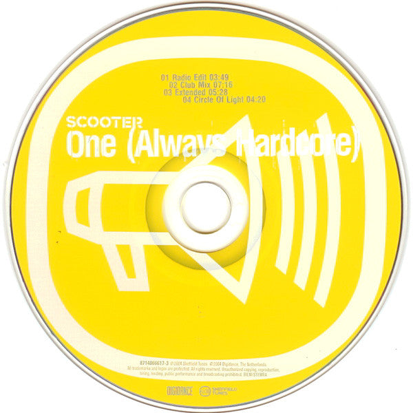 Scooter : One (Always Hardcore) (CD, Single)