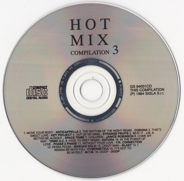 Various : Hot Mix 3 (CD, Comp)