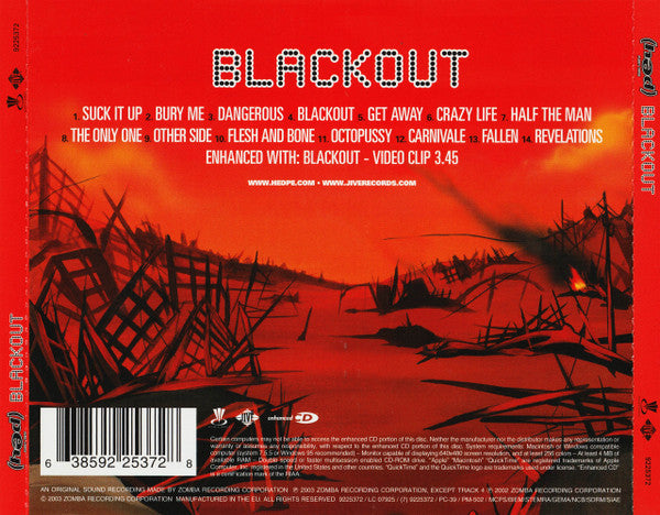 (Hed) P. E. : Blackout (CD, Album, Enh)