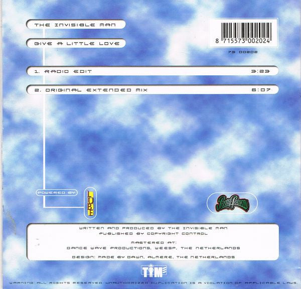 The Invisible Man (3) : Give A Little Love (CD, Single)