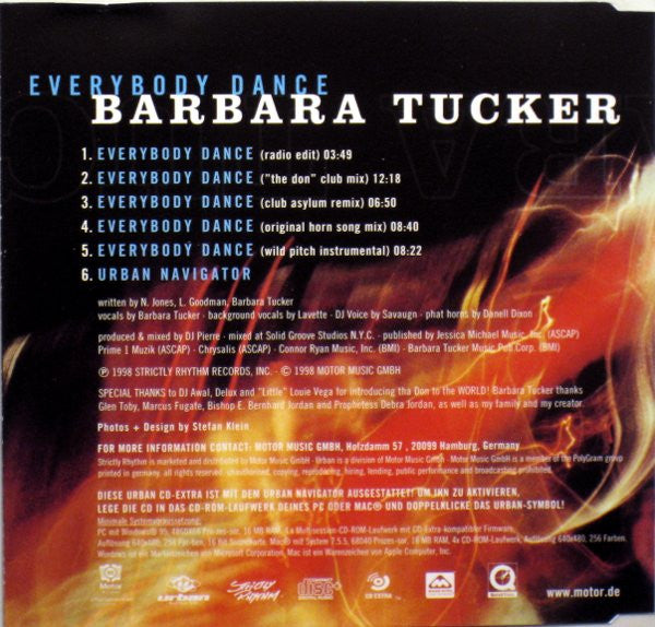 Barbara Tucker : Everybody Dance (CD, Maxi, Enh)