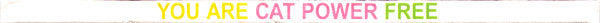Cat Power : You Are Free (CD, Album, Gat)