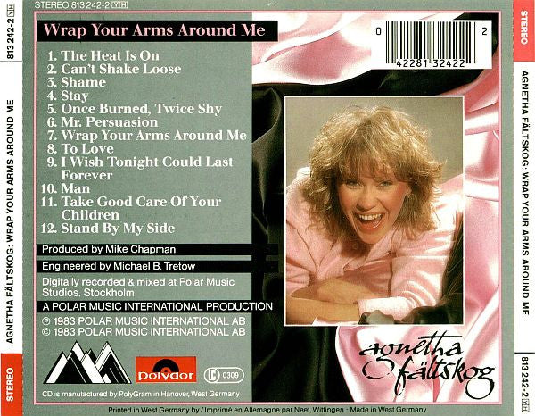 Agnetha Fältskog : Wrap Your Arms Around Me (CD, Album, RE)