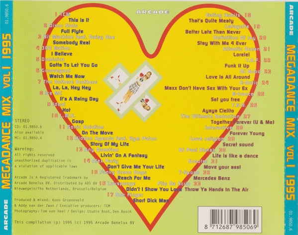 Various : Megadance Mix 1995 Vol 1 (CD, Mixed)