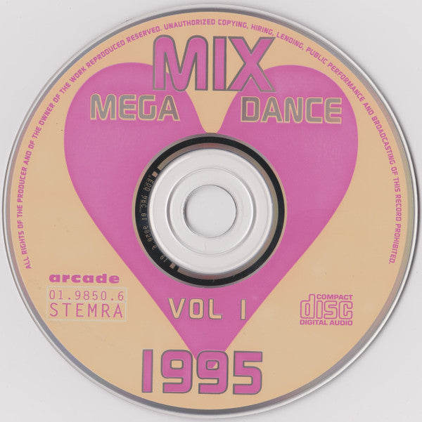Various : Megadance Mix 1995 Vol 1 (CD, Mixed)