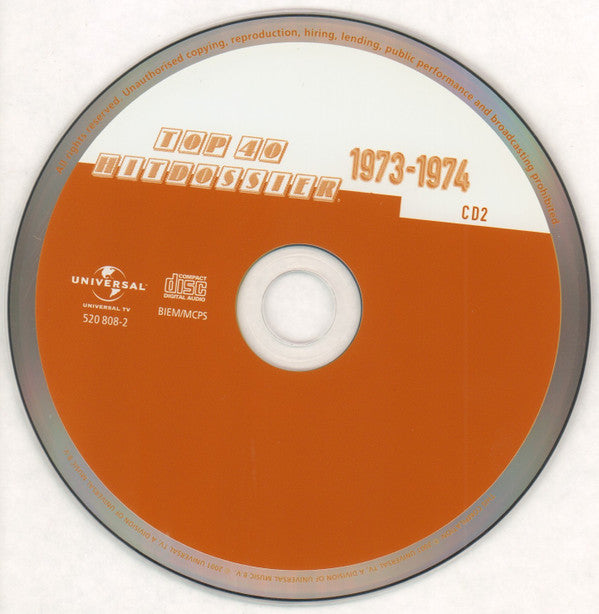 Various : Top 40 Hitdossier 1973-1974 (2xCD, Comp)